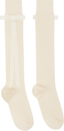 Sandy Liang SSENSE Exclusive Bridal Capsule Recital Socks