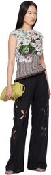 J.Kim Black Chilla Undershort Lounge Pants