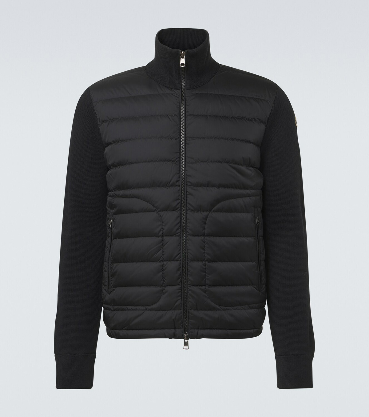 Moncler Tricot down-paneled wool-blend cardigan Moncler