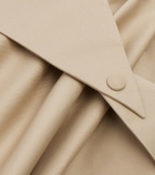 Nour Hammour Cotton canvas hood