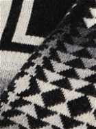 Pendleton - Harding Shawl-Collar Wool-Jacquard Zip-Up Cardigan - Black