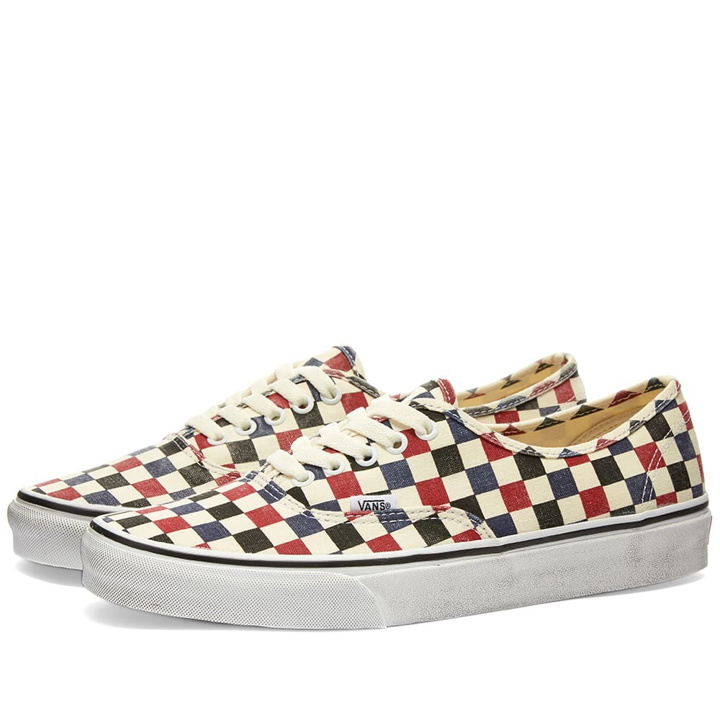 Photo: Vans Authentic Washed Checkerboard