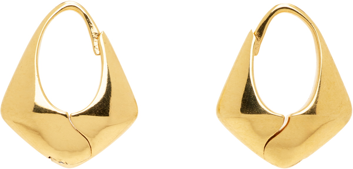 Sophie Buhai Small Pyramid Hoop Earrings