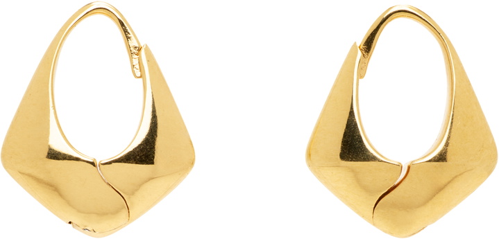 Photo: Sophie Buhai Small Pyramid Hoop Earrings