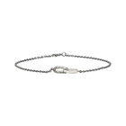 Pearls Before Swine Silver Double Link Bracelet