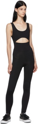 Live the Process Black Cut-Out Bodysuit