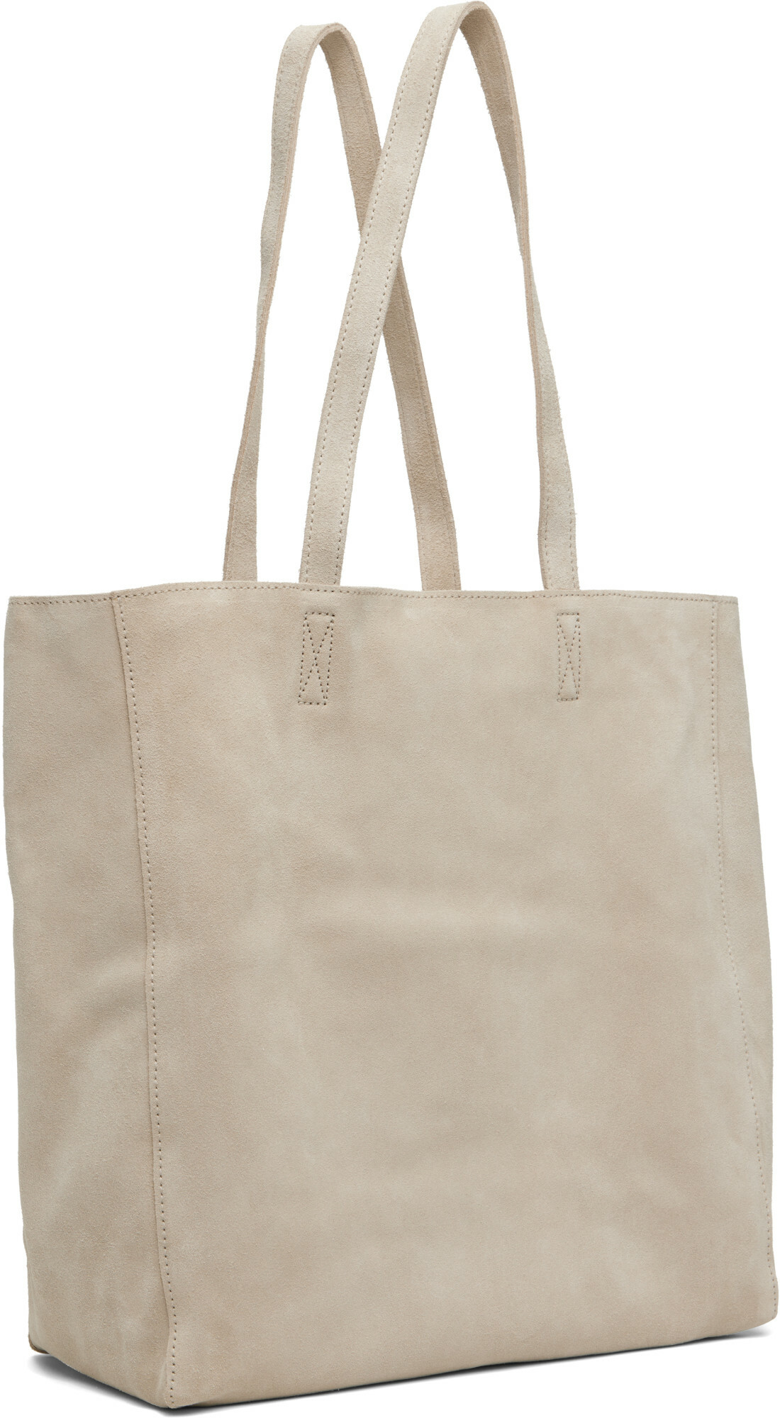 Nothing Written Beige Cou Suede Shopper Tote