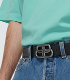 Balenciaga - BB Large leather belt