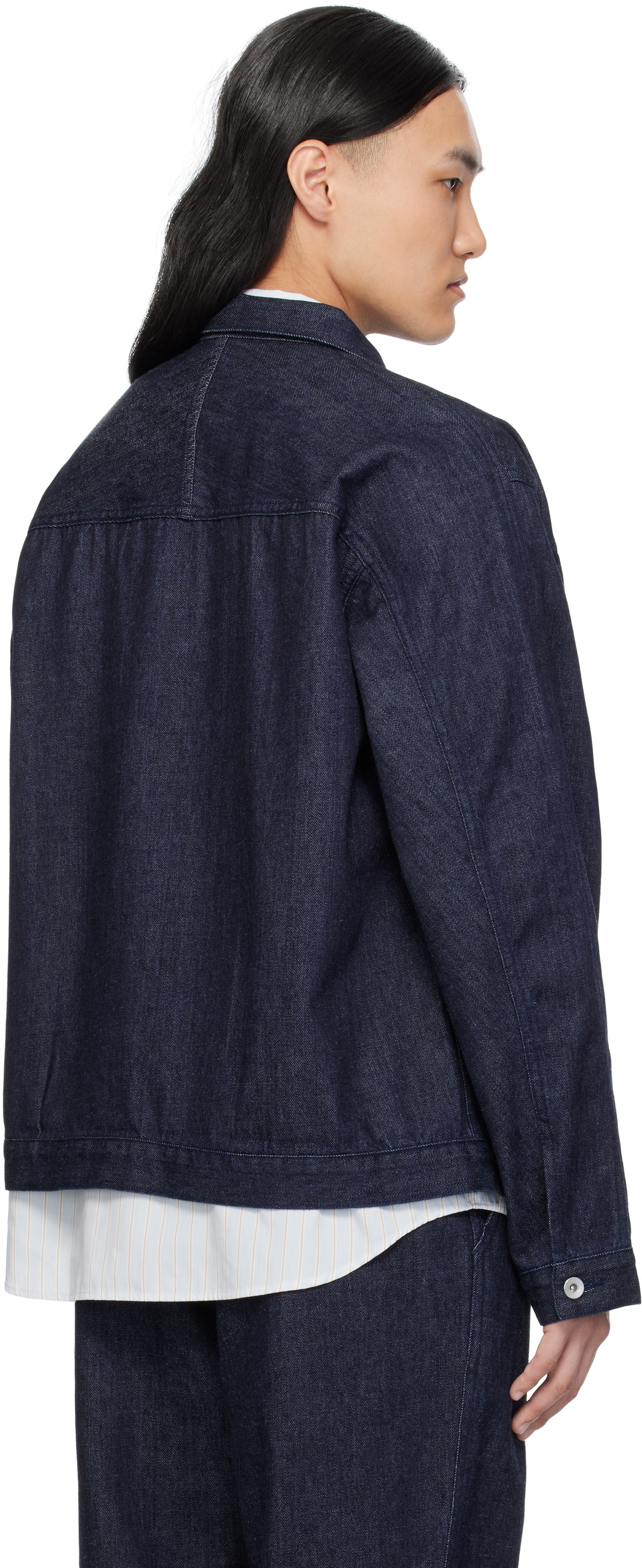 nanamica Indigo Short Denim Jacket
