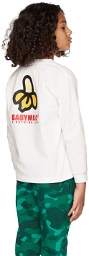 BAPE Kids White Milo Banana T-Shirt