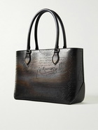 Berluti - Toujours Scritto Venezia Leather Tote Bag