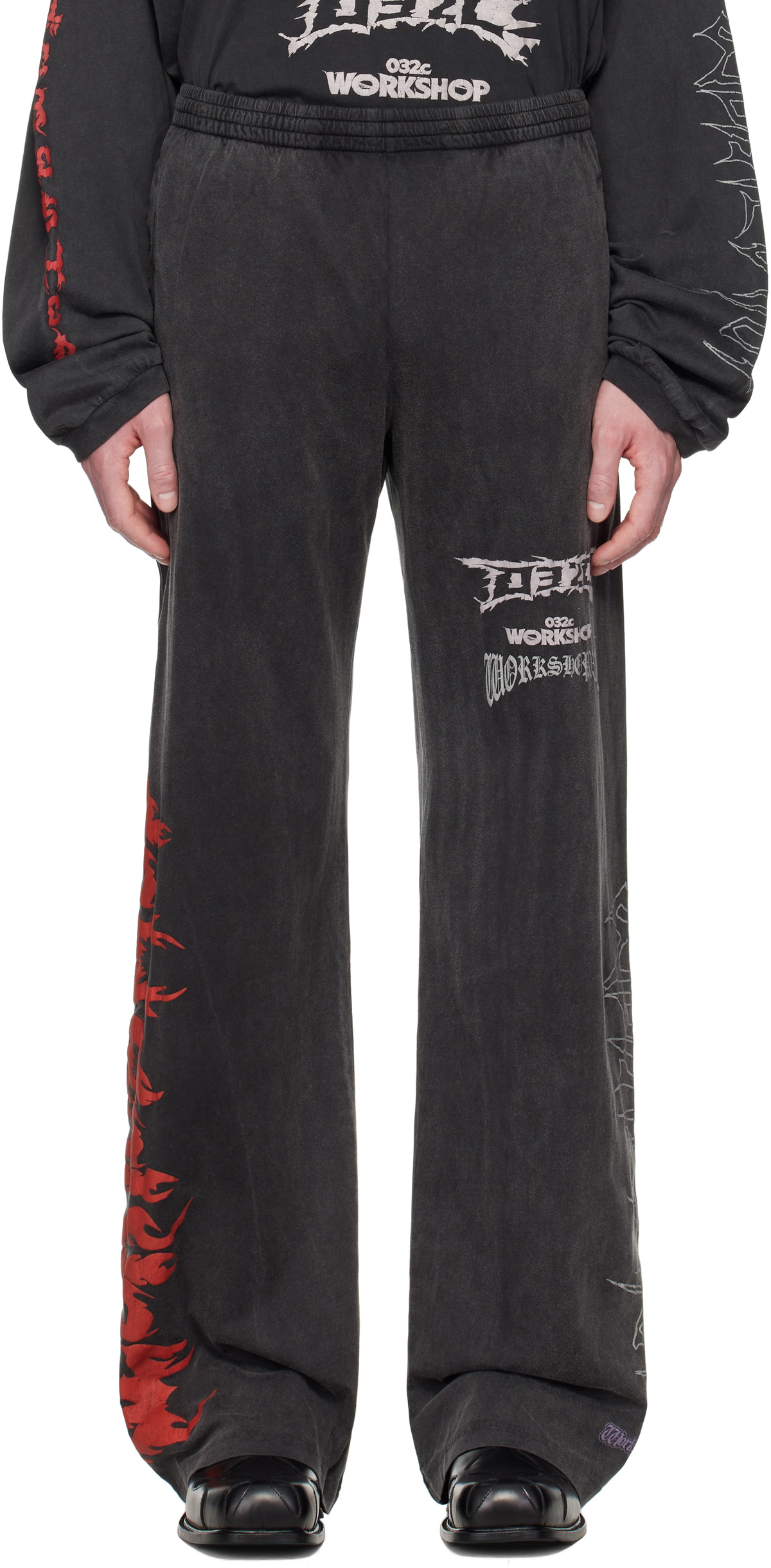 032c Black Telepresence Comfort Sweatpants