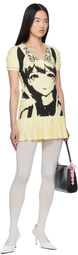 Ashley Williams Yellow Amelia Minidress