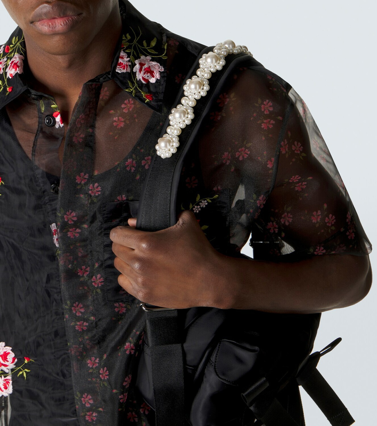 Simone Rocha Classic Bow embellished shoulder bag