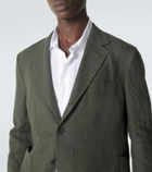 Rubinacci Single-breasted linen blazer