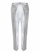 Sapio N7 Silver Lurex Canvas Trousers