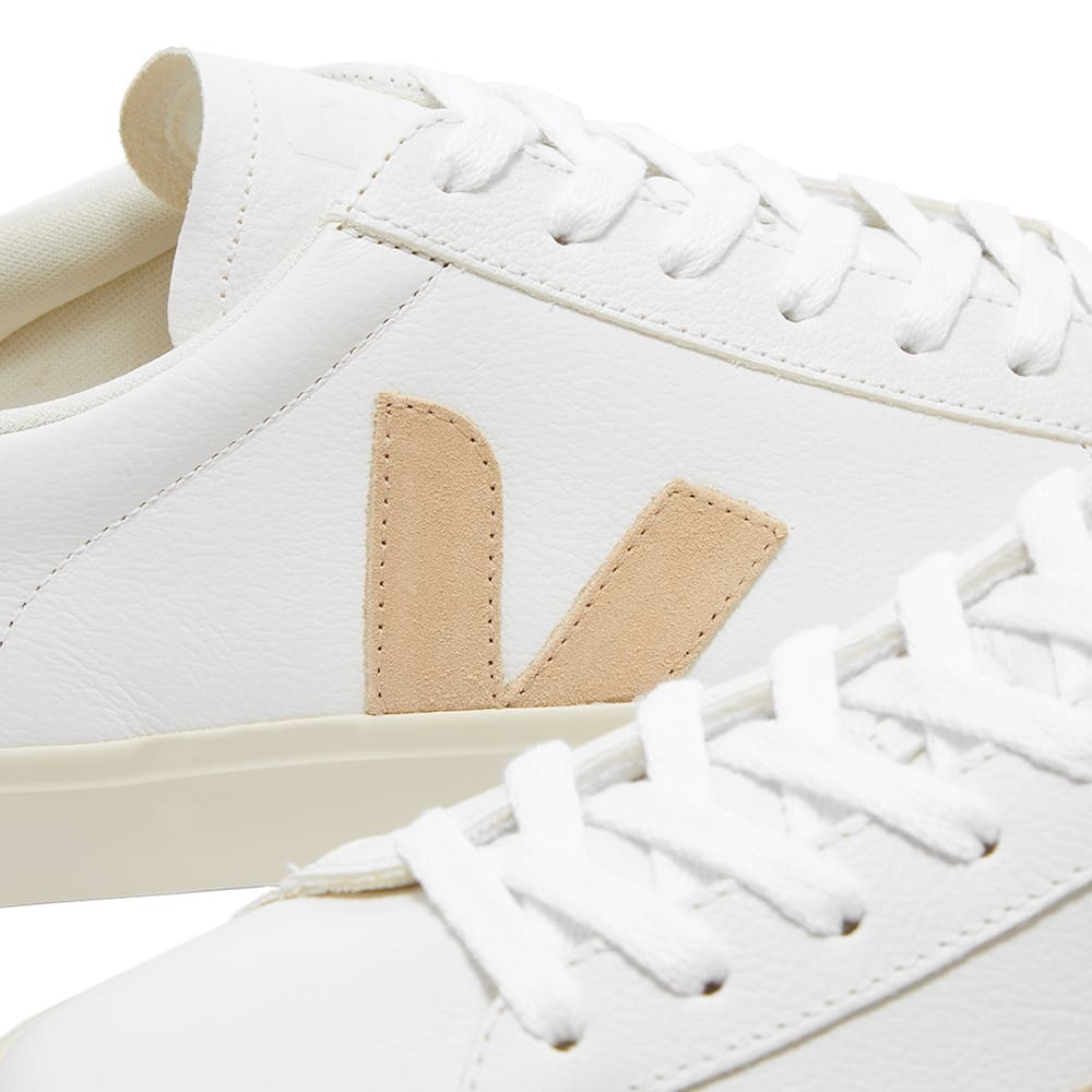 Veja Womens Men's Veja Campo Sneakers in Extra White/Almond VEJA