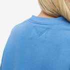 Mayde Women's Oversized Crewneck Sweatshirt in Pacific