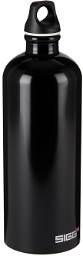 SIGG Black Aluminum Traveller Classic Bottle, 1 L