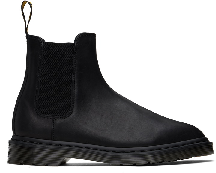 Photo: Dr. Martens Black Graeme Analine Leather Chelsea Boots