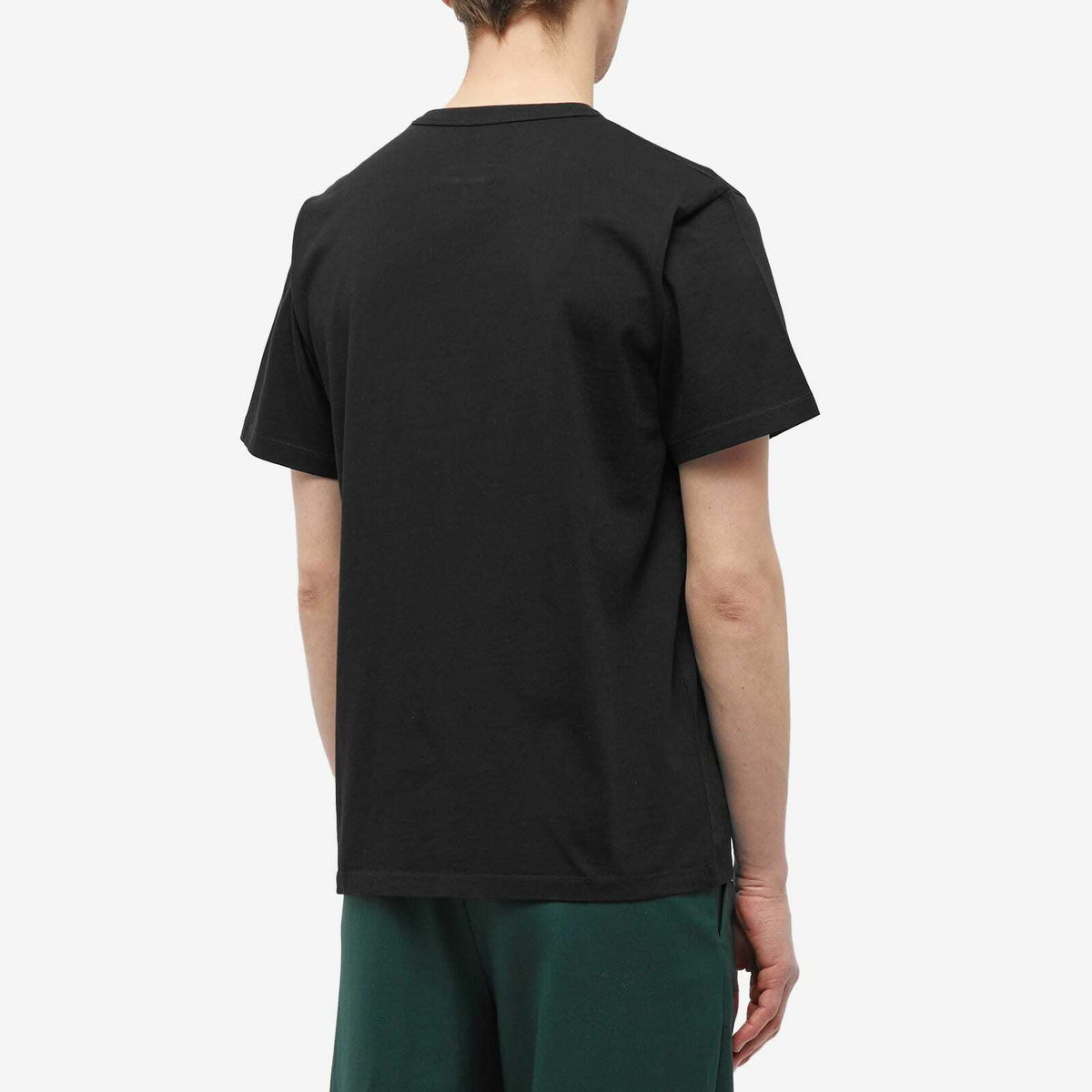 Maison Kitsuné Men's Cafe Kitsune Classic T-Shirt in Black