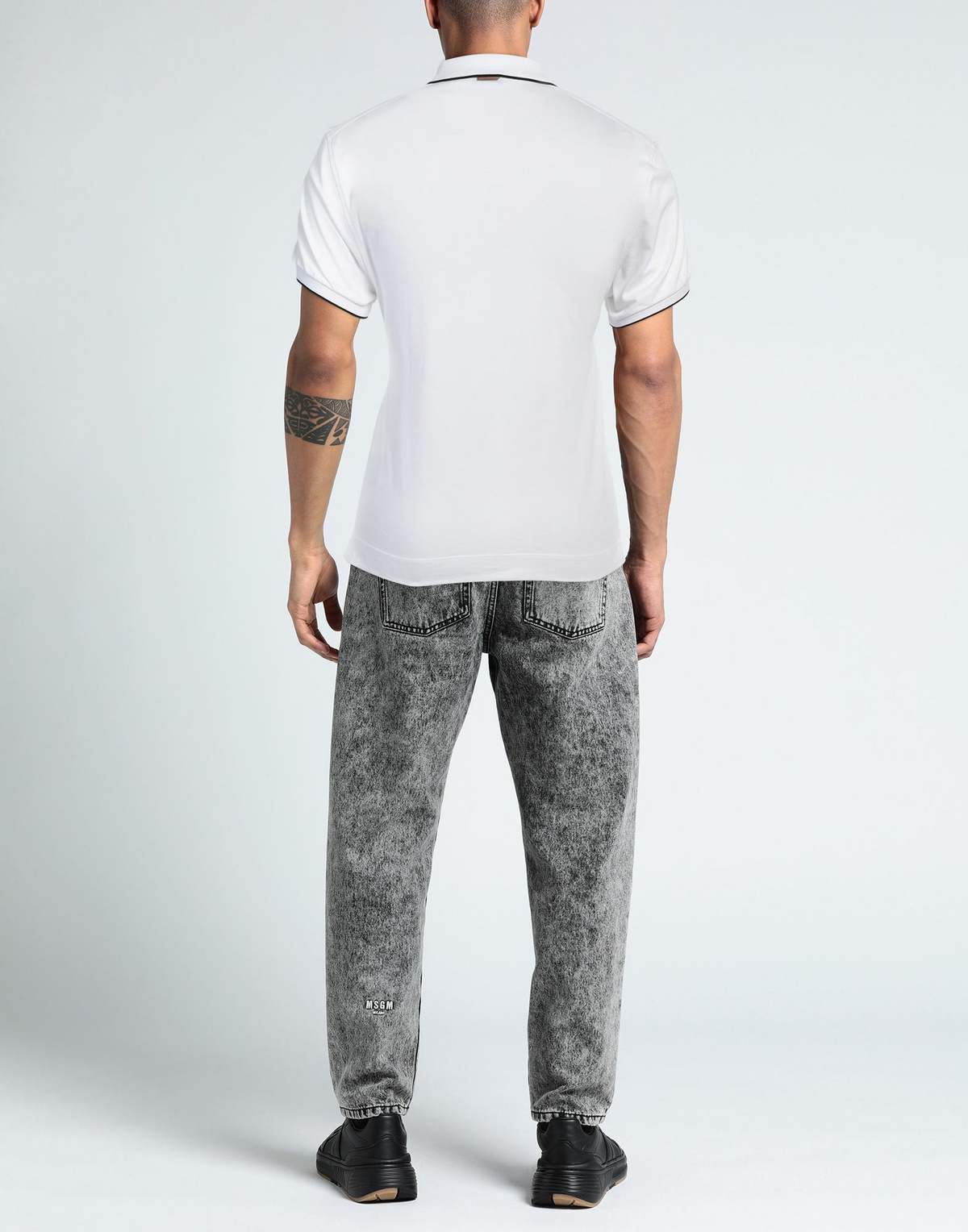 Zegna Mens Polo shirt in White
