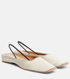 Calvin Klein Collection Kate leather slingback flats
