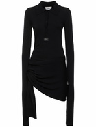 COPERNI Wool Knit Mini Dress with Knot