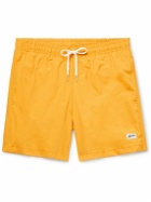 Bather - Straight-Leg Mid-Length Recycled Swim Shorts - Yellow