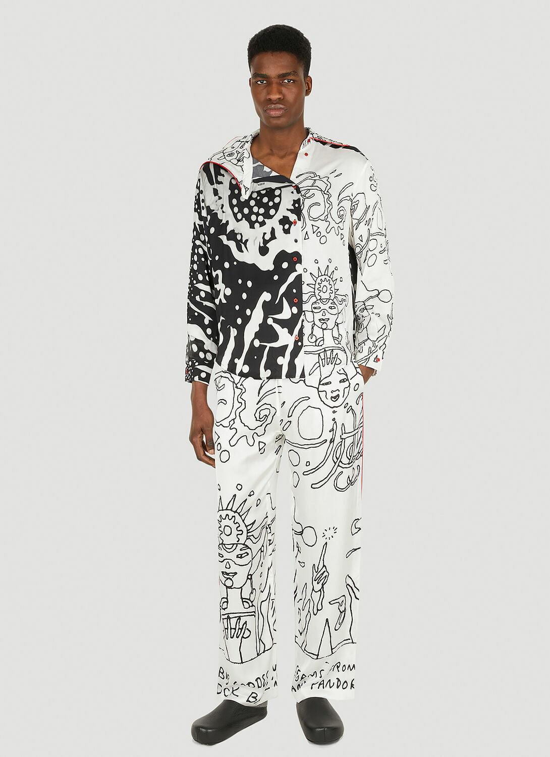 Honey Fucking Dijon Fluid Asymmetric Shirt