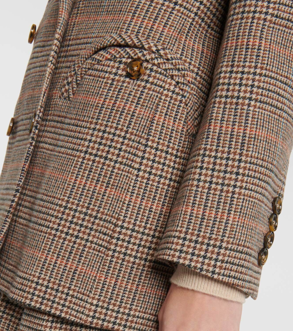 Blazé Milano Checked double-breasted blazer