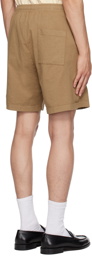 Sporty & Rich Brown 'Made In USA' Shorts