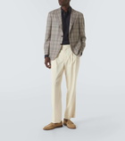 Canali Kei checked wool blazer