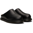 Dr. Martens Black San Leather Mule Loafers