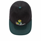 Butter Goods Men's Windflowers 6 Panel Cap in Black/Sage