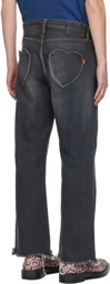 RICE NINE TEN Black Lovely Jeans