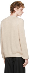 HOPE Beige Linen Burly Sweater