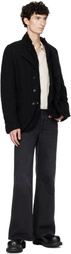 A DICIANNOVEVENTITRE Black Fiore Prisma Derbys