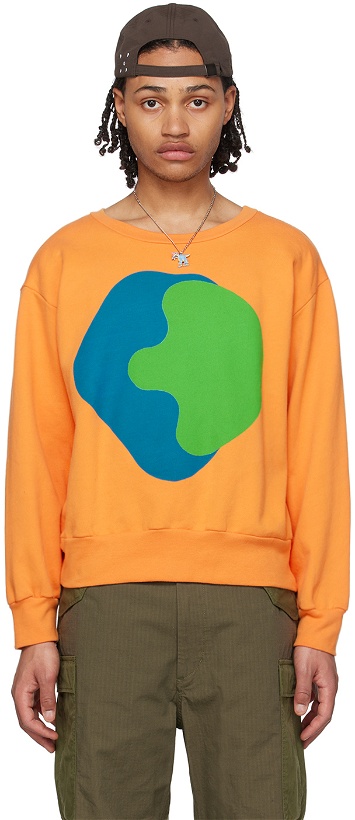 Photo: full circle energy SSENSE Exclusive Orange Sweatshirt