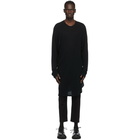 Julius Black Wool Thin Sweater