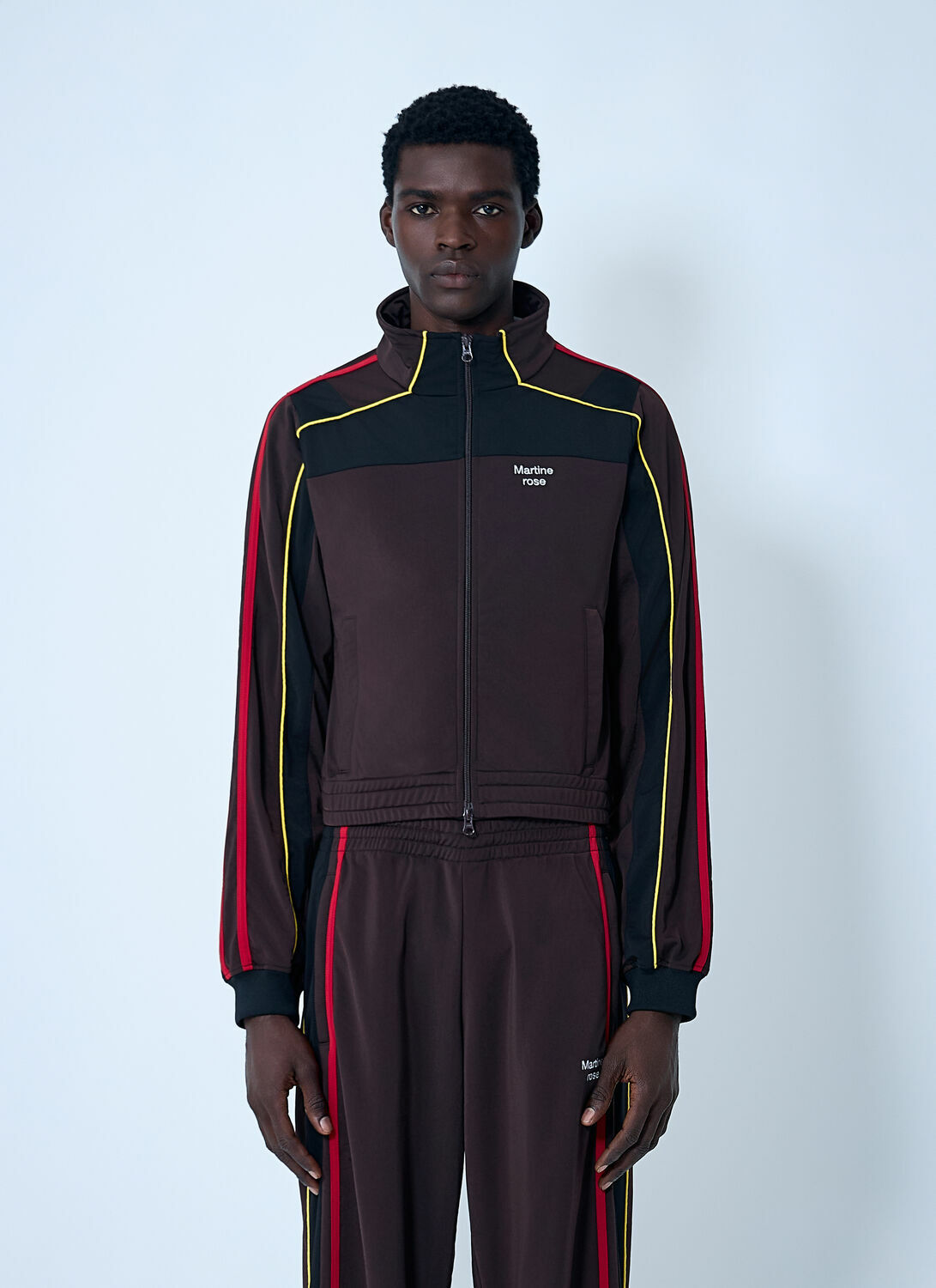 Martine Rose Logo Motif Shrunken Track Jacket