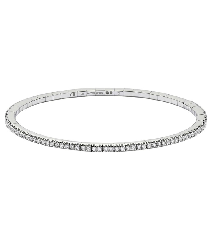 Photo: Bucherer Fine Jewellery Stretchy 18kt white gold bracelet with diamonds