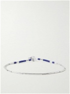 Miansai - Lani Silver Lapis Lazuli Beaded Bracelet - Silver