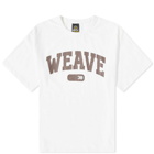 FrizmWORKS Men's Weave 38 Logo T-Shirt in White