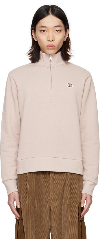 Photo: Moncler Pink Patch Sweater