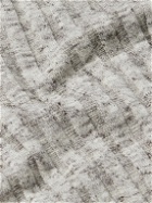 Frescobol Carioca - Rino Ribbed Cotton-Blend Polo Shirt - Gray