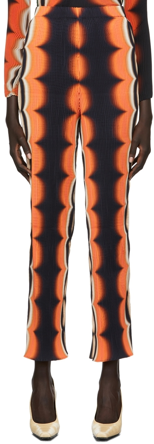 Julia Heuer Orange Classic Jack Trousers
