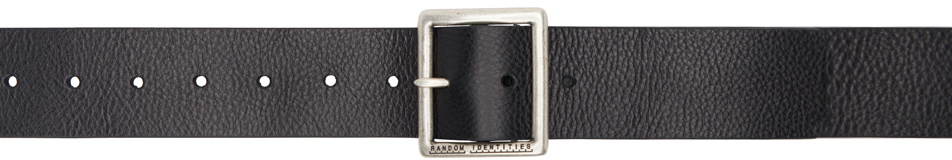 Random Identities Black Pin-Buckle Belt