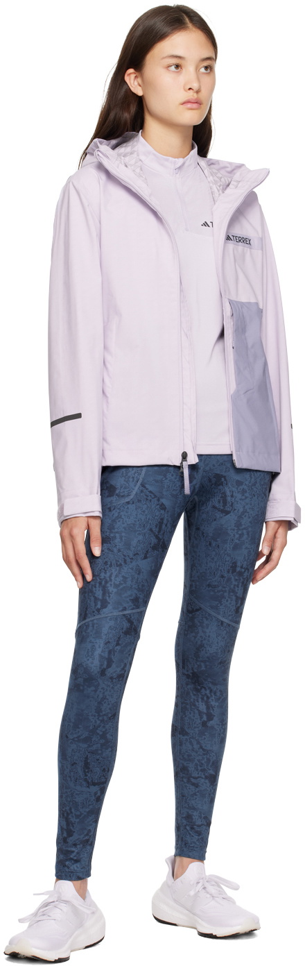 adidas Originals Blue Flatlock Stitch Leggings
