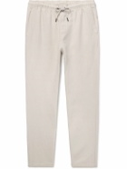 Onia - Air Straight-Leg Linen and Lyocell-Blend Drawstring Trousers - Neutrals